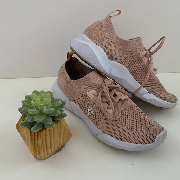 Polo Shoes Us Polo Association Rose Flyknit Slip On